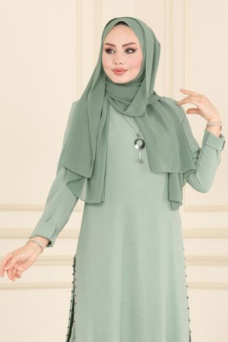 moda selvim ASM2568 تركوازي طقم - Thumbnail