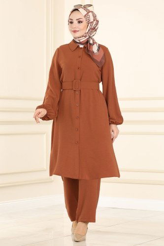 moda selvim Combine ASM2572 Tan - Thumbnail