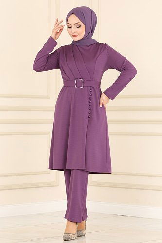 moda selvim Combine ASM2578 Lilac - Thumbnail