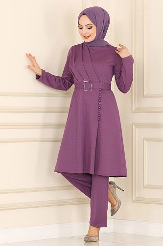 moda selvim Combine ASM2578 Lilac - Thumbnail