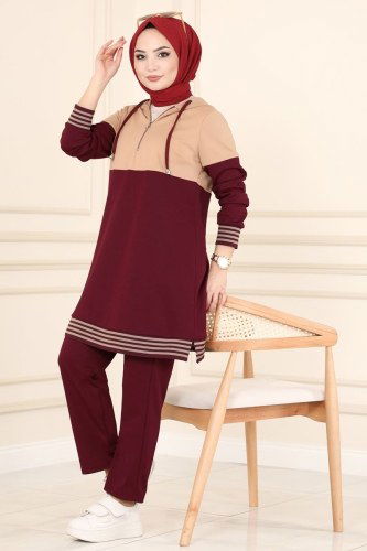 P.L. - Combine PL247 Latte&Claret Red