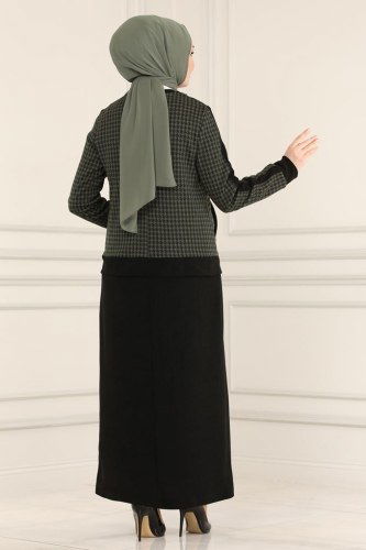 moda selvim Combine PL8020 Black&Khaki - Thumbnail
