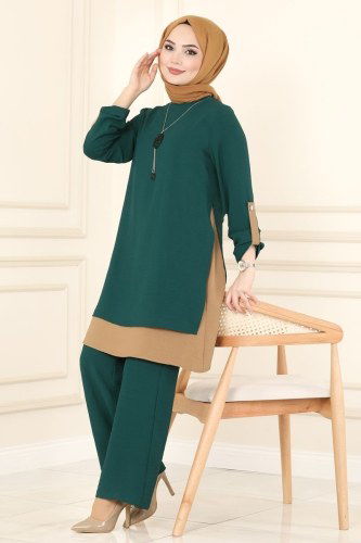 moda selvim Combine PL8034 Emerald - Thumbnail