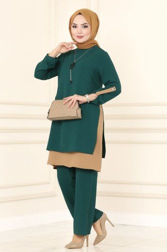 moda selvim Combine PL8034 Emerald - Thumbnail
