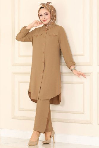 moda selvim PL8042 لحمي طقم - Thumbnail