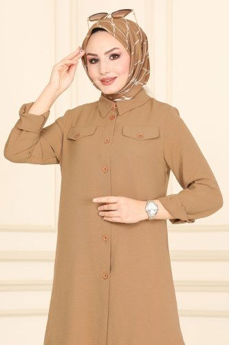 moda selvim PL8042 لحمي طقم - Thumbnail