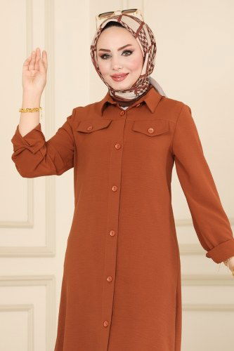 moda selvim PL8042 رملي طقم - Thumbnail