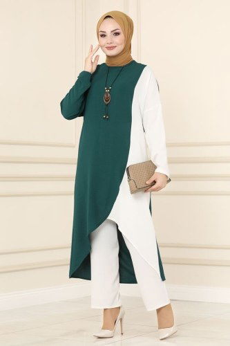 P.L. - Combine PL8043 Emerald&Ecru