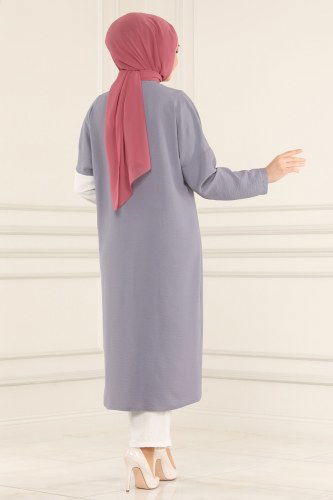moda selvim Combine PL8043 Gray&Ecru - Thumbnail