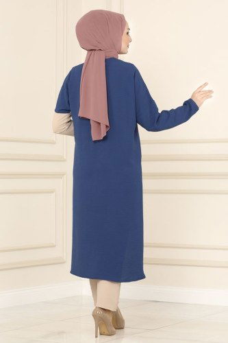 moda selvim Combine PL8043 Indigo&Light Brown - Thumbnail