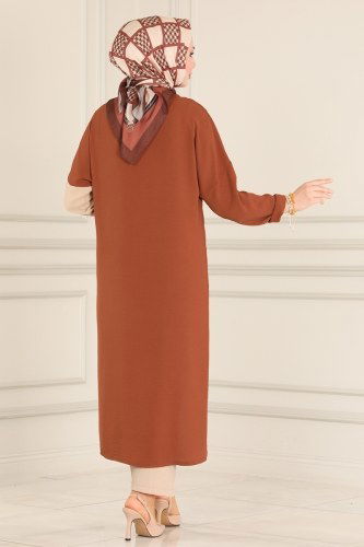 moda selvim PL8043 لون طابا مع فيزيون طقم - Thumbnail