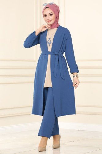 moda selvim PL8047 ياقوتي طقم - Thumbnail