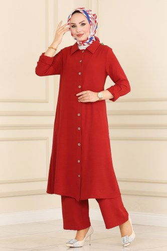 moda selvim PL8049 يقطيني طقم - Thumbnail