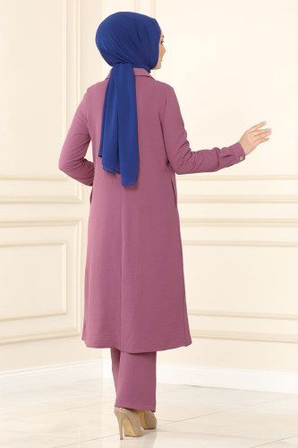 moda selvim PL8049 الزهري طقم - Thumbnail