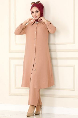 moda selvim Combine PL8049 Latte - Thumbnail