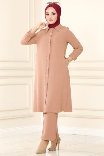 moda selvim Combine PL8049 Latte - Thumbnail