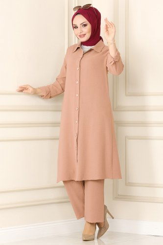 moda selvim Combine PL8049 Latte - Thumbnail