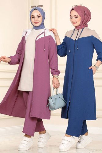 moda selvim PL8050 السكري&الزهري طقم - Thumbnail
