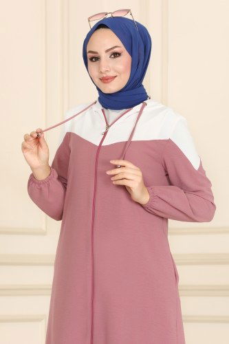 moda selvim Combine PL8050 Ecru&Light Rose Dry - Thumbnail