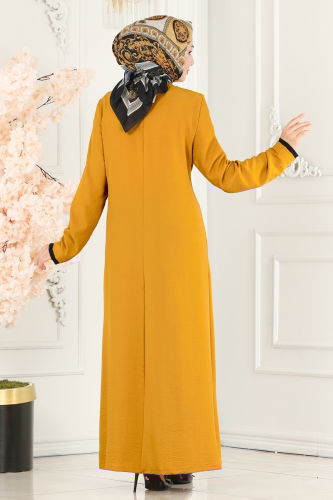 moda selvim Combine PL8053 Light Mustard&Black - Thumbnail