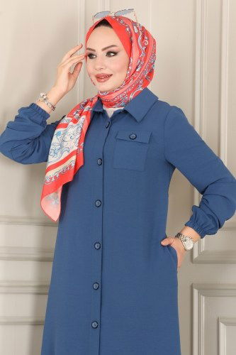 moda selvim Combine PL8055 Indigo - Thumbnail