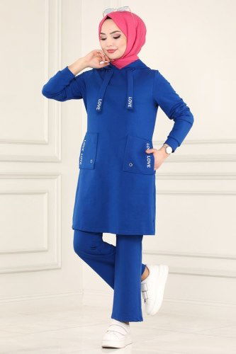moda selvim Combine PL8059 Saxe - Thumbnail
