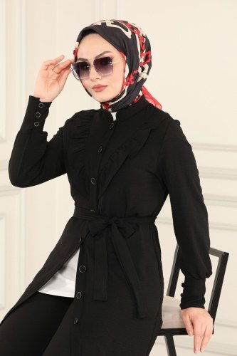 moda selvim Combine PL8062 Black - Thumbnail