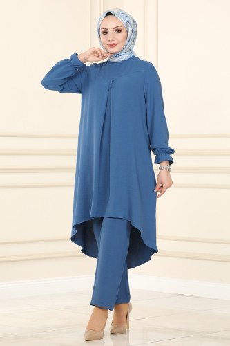 moda selvim PL8063 ياقوتي طقم - Thumbnail