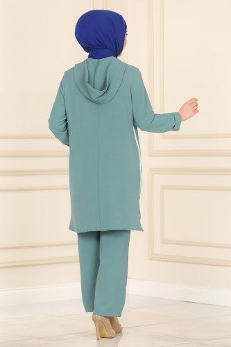moda selvim PL8075 تركوازي طقم - Thumbnail