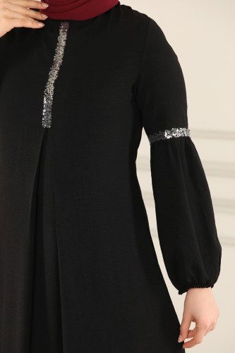 moda selvim Combine PL8076 Black - Thumbnail