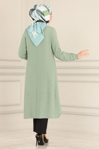 moda selvim PL8081 تركوازي&اسود طقم - Thumbnail