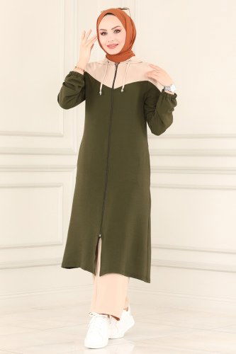 moda selvim Combine PL8082 Vision&Khaki - Thumbnail