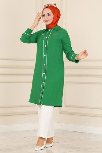 P.L. - Combine PL8097 Benetton Green & Ecru
