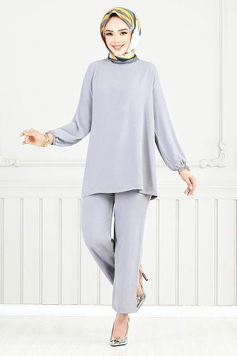 moda selvim Combined 0010OZ1080-M Gray - Thumbnail