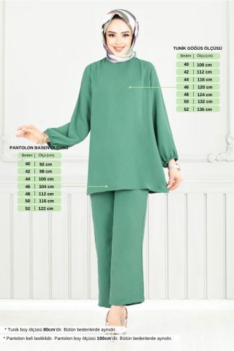 MRV O.Z. - طقم أخضر باهت 0010OZ1080-M