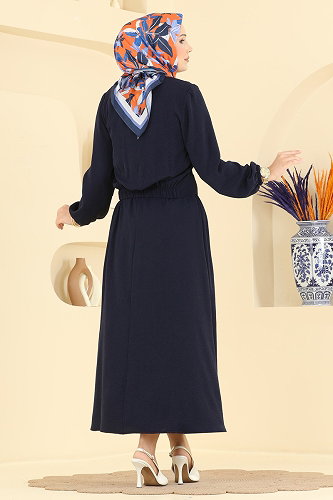 moda selvim طقم كحلي 001ZMRK1203 - Thumbnail
