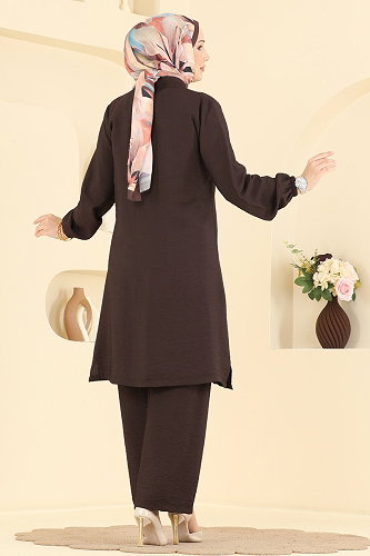 moda selvim Combined 002ZMRK1203 Bitter Brown - Thumbnail