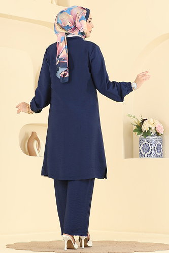 moda selvim Combined 002ZMRK1203 Navy Blue - Thumbnail