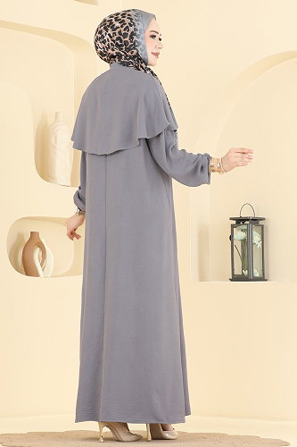 moda selvim طقم رمادي 003ZMRK1203 - Thumbnail