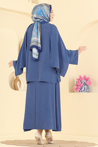 moda selvim Combined 005ZMRK1203 Indigo - Thumbnail