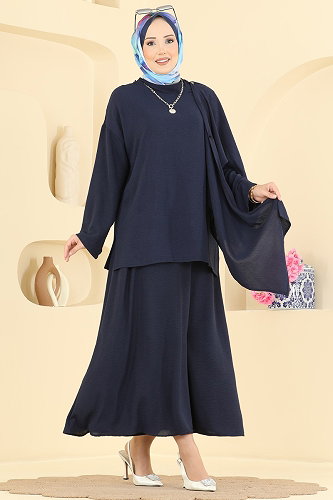 moda selvim Combined 005ZMRK1203 Navy Blue - Thumbnail