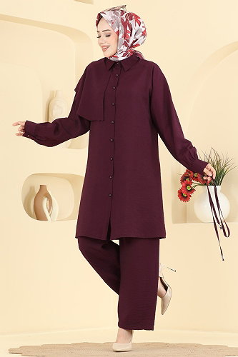 moda selvim Combined 006ZMRK1203 Damson - Thumbnail