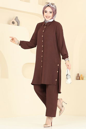 moda selvim Combined 007MR1078 Brown - Thumbnail