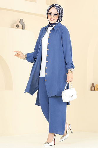 moda selvim Combined 007MR1078 Light Indigo - Thumbnail