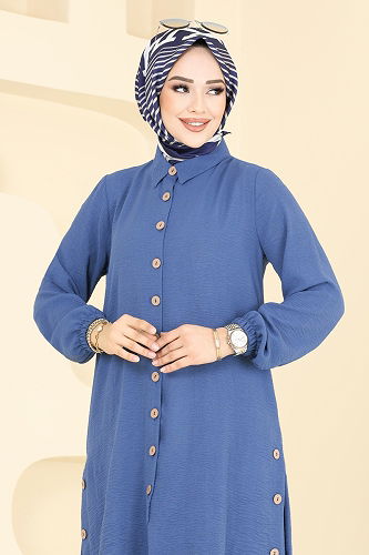 moda selvim Combined 007MR1078 Light Indigo - Thumbnail