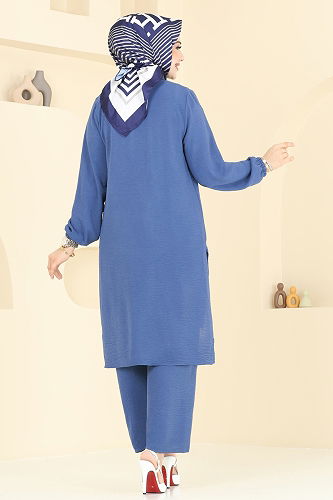 moda selvim Combined 007MR1078 Light Indigo - Thumbnail