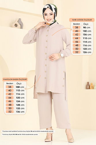 moda selvim Combined 007MR1078 Stone - Thumbnail