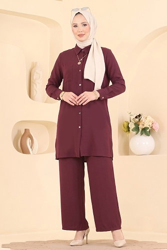 moda selvim طقم توتي 008ZMRK1203 - Thumbnail