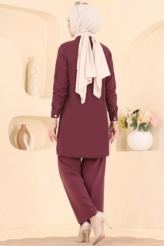 moda selvim طقم توتي 008ZMRK1203 - Thumbnail