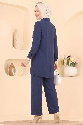 moda selvim Combined 008ZMRK1203 Navy Blue - Thumbnail